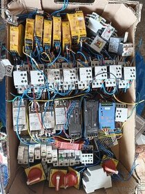 Stykače, měniče, vypínače, tepelné ochrany, časové relé