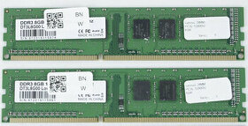 DDR3L RAM 16 GB 1600Mhz (2x8GB), nové, ZÁRUKA