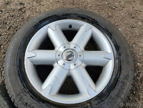 Alu kola elektrony Nissan 5x114.3 7.5jx18 et 40 pneu dunlop