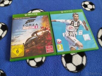 Xbox One hry Forza Horizon 4 + FIFA 19