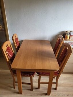 Jídelní stůl a židle - set