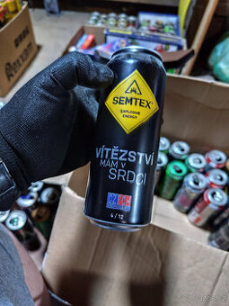 Plechovky od Energy Drinků Semtex - 2