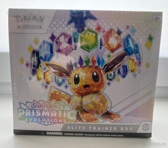 Pokémon TCG Prismatic Evolutions Elite Trainer Box.