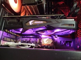 Herní PC ryzen 5 5500/ 16gb/RTX 2060 SUPER|AORUS/LCD MONITOR
