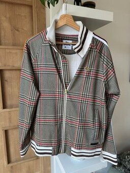 Tepláková souprava Lonsdale Gent Tracksuit Mens Beige Check