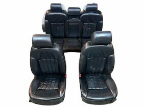 Kompletní sedačky černá kůže Audi A8 4E r.v. 2007 - 1
