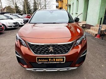3008 1,6 GT Line 165k EAT6 2017 43tkm ČR, kůže, alu, TZ,STK