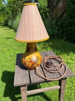 Keramická stolní lampa 60 léta