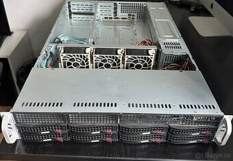 Supermicro case 2U chassis 8x 3,5" HS SAS/SATA, 2X720w GOLD