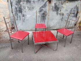 Chromované židle