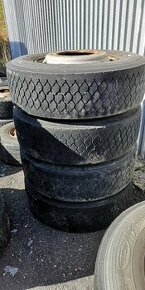 4x pneumatika goodyear s diskem, 315/70 R22.5