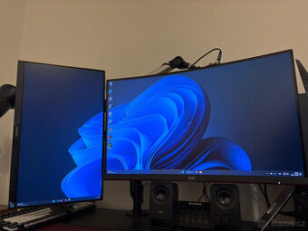 Prodám herní monitor 27" + vedlejší monitor a VESA držák