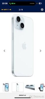 Apple iPhone 15 - barva modrá