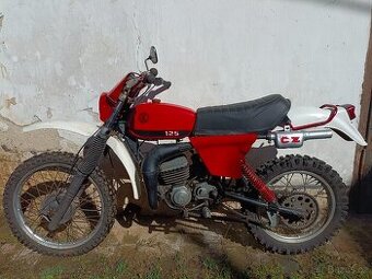 stavba z čz 125 511 516 soutěžní terénní motokross