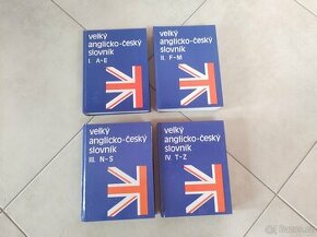 Velký anglicko-český slovník (komplet 4 díly)