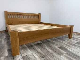 Manželska postel z dubového masivu2