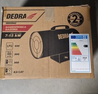 Plynový ohřívač DEDRA