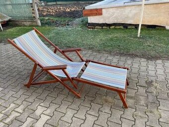 Zahradní polohovací lehátko