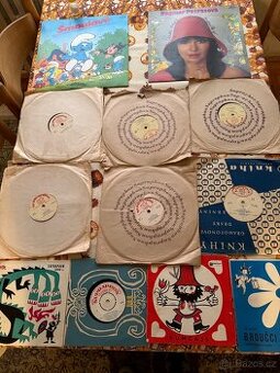 Lp desky pohadky spejbl a hurvinek, rumcajs