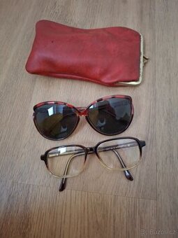 Retro brýle a pouzdro