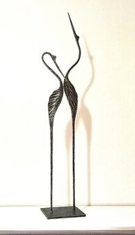 Kované sousoší volavek