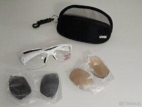 UVEX Blaze lll White Black/Mirror Silver Cyklistické brýle