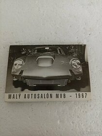 Malý autosalon MVB - 1967
