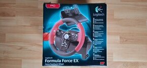 Volant s pedály pro PC Logitech Formula Force EX