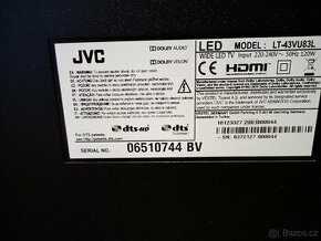 Prodám LED TV JVC LT-43VU83L