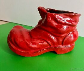 Květináč keramický bota