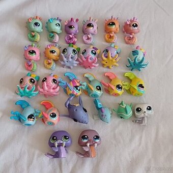 Lps littlest petshop mořský konik ryba chobotnice lachtan