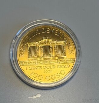 Wiener Philharmoniker 1oz Au 2025