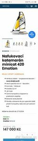 Minicat 420 nový nafukovací kamarán - 1