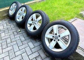 Alu sada VW Group 5x112 R16 205/60 R16 zimní pneu GOODYEAR