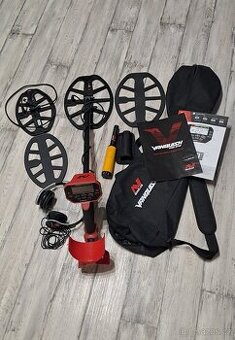 Minelab Vanquish 440 + výbava navíc-TOP stav