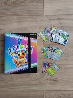 Pokémon Prismatic Evolutions album + karty DE