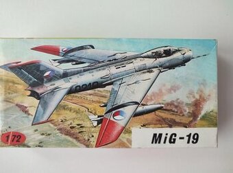 Modelová stavebnice letounu MiG-19S v měřítku 1:72