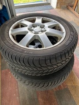Audi A3, Lité kola, disky rial zimní pneu 225/55 r16