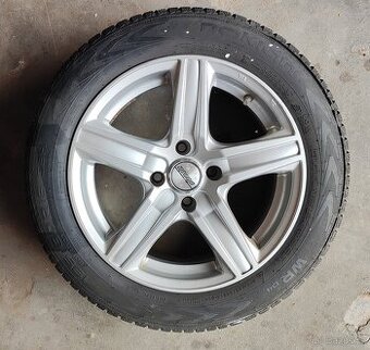 Alu kola 4x108 r16, zimní Pneu Nokian 195/60 R16