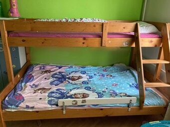 Dvoupatrova postel vcetne matrace