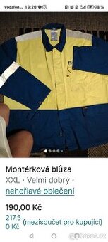 Pracovní blůza nehořlavá