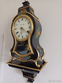 Hodiny Boulle,Saint Helene, starožitný krbové stolní hodiny