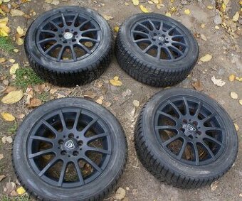 černá Aluett R15 alu Skoda VW Seat Audi zimní pneu 5x100