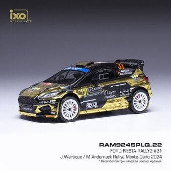 Modely Ford Rallye 1:43 IXO