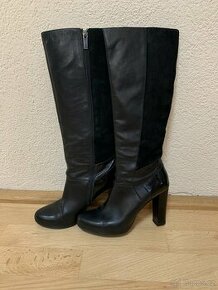 Dámské kožené kozačky zn. Gino Rossi ve vel. 40