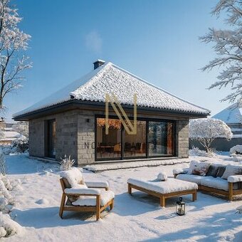 Moderní přízemní dům 2+kk (50,4 m²) na pozemku 670 m² – Stud - 1