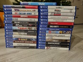 Větší množství originálních her PS4/ PS5