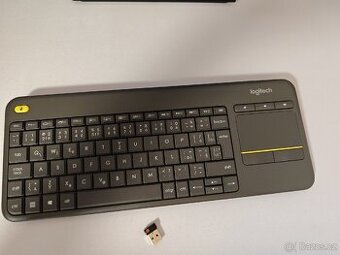 Klávesnice Logitech Wireless K400 Plus, CZ/SK