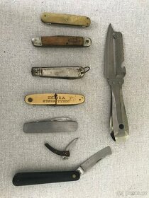 Staré nože - kudličky