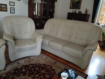 Prodám sedací soupravu Bergen kožená 3+1+1